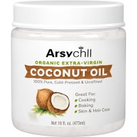 Pouch travel size multi -function organic cold pressed coconut oil