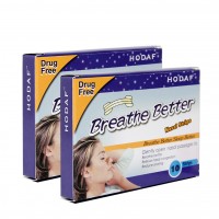 Hodaf Breathe Better Extra Strength Clear Drug-Free Nasal Strips for Congestion Relief OEM/ODM Custom Package