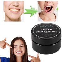 OEM 30g Black Activated Bamboo Charcoal Tooth Powder Oral Hygiene Cleaning Teeth Whitening Stains Tartar Removal Tooth White